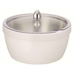 2753010 - 1.6 qt. Buffet Bowl. Includes PC Plastic Bowl, Stainless Steel Insert Bowl, Cooling Pack, and Plastic Lid. 9" dia., 6.2" tall. FRILICH EFC015K ELEGANCE