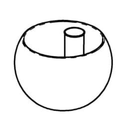 3147160 - Replacement Stainless Steel Bowl with Polished Finish for 3 Carafes. Includes Crushed Ice Tube. Carafes Sold Separately. FRILICH 3BE007 (Fits EB802E and EB581E Carafes)
