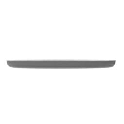 RO-2-1410-WM/GRM - 14" x 10" Stackable Oval Melamine Platter, White Matte inside/ Gray Matte outside, GET. Roca Balance.