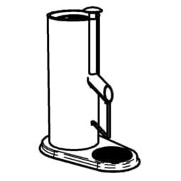 6263010 - GASTRO Granulated Sugar Dispenser 'Uno' Stainless Steel case with: - dishwasher-proof Inner Container (plastic) for Granulated Sugar, 1kg - dosing unit incl. press-button (Attention: assembly dry) - Drip Dish and Drip Grille made of Stainless Steel