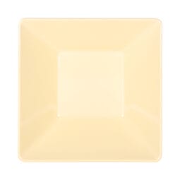 M1212SQ-BCY - Melamine Square Bowl - Banana Crepe