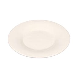 D8P-AW - Melamine Round Plate - Antique White