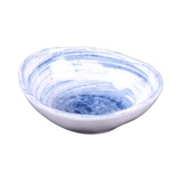 D431OV-ND - Melamine Oval Bowl - Navy Design