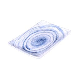 D1061RC-ND - Melamine Rectangular Plate - Navy Design