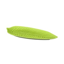 M1465PL-DG - Melamine Medium Leaf Platter - Design Green