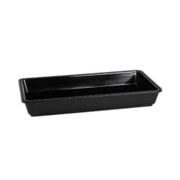 M1582-B - Melamine Rectangular Beaded Edge Tray - Black