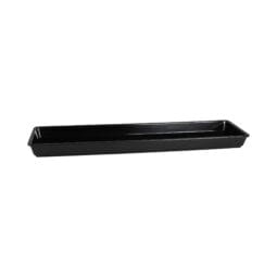 M3082-B - Melamine Rectangular Beaded Edge Tray - Black