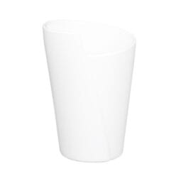 MW16-W - Melamine Small Spiral Crock - White