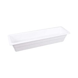 CM6204-NW - Melamine Half Size Long Deep Pan - White