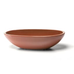 M157OV-STC - Melamine Long Oval Bowl - Sunburn Terra Cotta