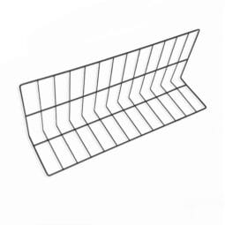 W81230-B - Metal Wire Divider - Vinyl Coated Black