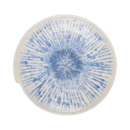 B233088-CLB - Melamine Irregular Round Plate - Catalina Light Blue