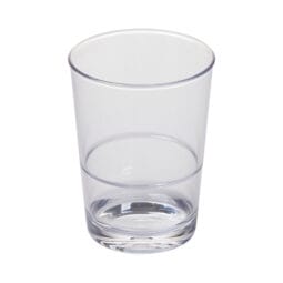 PK/BB-RNW-12-CL - 12 oz Stackable Tumbler 3.25"L x 3.25"W x 4.16"H, GET - fits Lid PK/BB-LID2-BK, Tritan Renew