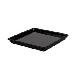 M1010SQ-B - Melamine Square Tray - Black