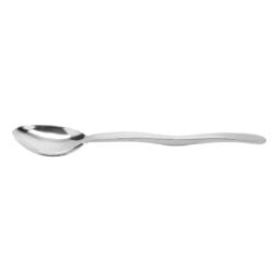 BSPD-04 - 13" Stainless Steel Slotted Spoon w/ Pounded Finish
