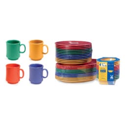 SP-TM-1308-MIX - 8 oz. (10 oz. Rim-Full), 3.25" Stacking Mug, 3.75" Deep. Special Packaging