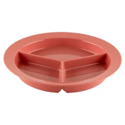 P-1530-MAV - 9" 3-Compartment Plate, 1" Deep