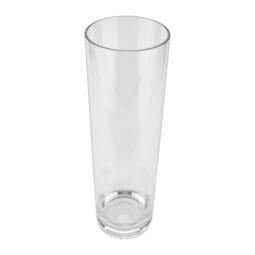 V-12-CL - 19.75" Tall, Tabletop, Display, Accent Vase, Break Resistant Plastic, 5.75" dia., G.E.T. Table Accessories