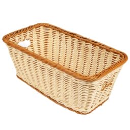 WB-1520-TT - 16" x 9" Rectangular Basket, 6.75" Deep