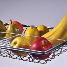 ACRDIV-02 - 18" x 12" Acrylic Basket Divider for IR-903 and BAMTRY-01, 2" Deep, 4-Compartments