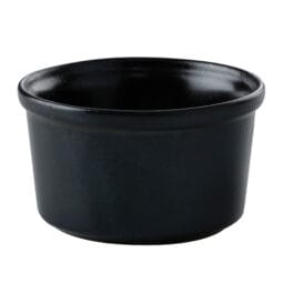 PP1941807324 - 6.4 oz. Black Reactive Glaze Porcelain Ramekin, 3 2/3" Dia., Corona Cosmos Pluto