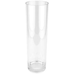 V-23-CL - 23.5" Tall, Tabletop, Display, Accent Vase, Break Resistant Plastic, 7" dia., G.E.T. Table Accessories