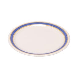 NP-7-BY - 7.25" Narrow Rim Plate, DISNEY BLUE/YELLOW