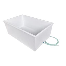 PZ105WW - 21.06" x 13.19" Single Well with drain (Fits 1 x Tile B), 7.68" Deep