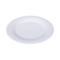 WP-10-DW/YCL - 10.5 Wide Rim Plate Yellow Bottom