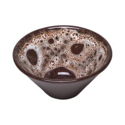 SH.SA-1105SBN - 1.69 oz stone heart sabana terracotta japan bowl, 3.14"L x 1.45"H, GET, cheforward