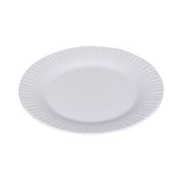 WP-6-RMM-W - 6" x .59" H Wide Rim Plate Matte Finish, White, G.E.T. Riva Maris