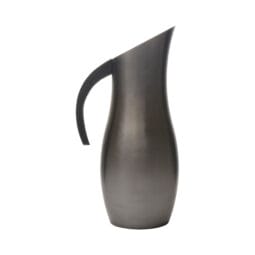 P-64-BSS - 64 oz. Stainless Steel Pitcher with Handle, (69 oz. rim-full), 3.8" Top Dia., 11.75" Tall, G.E.T. Copper Drinkware