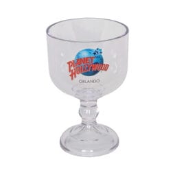 SW-1428-PH-LOGO - 36 OZ. SAN, Clear, Schooner, (38.85 oz Rim- Full) 5.25" Dia. 8" Tall (2 Boxes of 6ea.), PLANET HOLLYWOOD LOGO - GET Specialty Drinkware