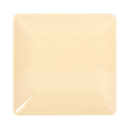M1111SQ-BCY - Melamine Square Plate - Banana Crepe
