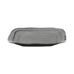 D9PLST-GSD - Melamine Irregular Square Plate - Granite Stone Design