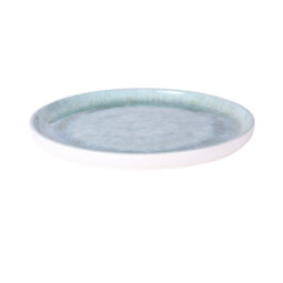 B190106-SM - Melamine Round Plate - Sea Moss