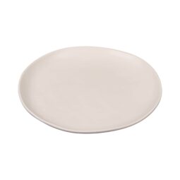 B182080-V - Melamine Round Plate - Vanilla