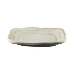 D5PLST-OWD - Melamine Irregular Square Plate - Off White Design