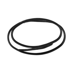 SS5OV-RC - Rubbercoated Steel Oval Reversible Rubber Coated Steel Platter Stand - Black