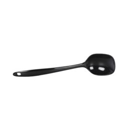 MSP12-B - Melamine Solid Spoon - Black
