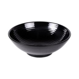 M10RG3-B - Melamine Round Ring Bowl - Black