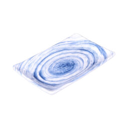 D851RC-ND - Melamine Rectangular Plate - Navy Design