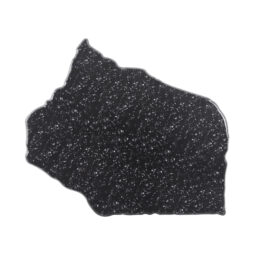 QS2316-GB - Melamine Irregular Display Stone - Black Granite