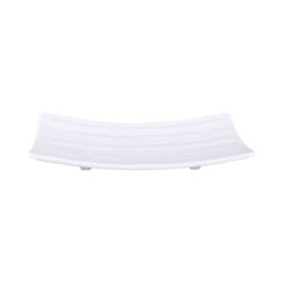 JW5409-W - Melamine Rectangular Wave Tray - White