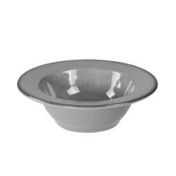 DB6M-G - Melamine Round Crackle Bowl - Gray