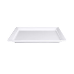 M1013RC-W - Melamine Rectangular Serving Platter - White