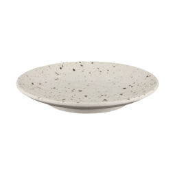 D8125R-CC - Melamine Round Plate - Chocolate Chip