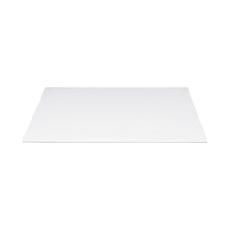 M13518F-NW - Melamine Rectangular Tray - White