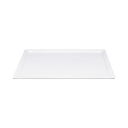 M18513-NW - Melamine Rectangular Platter - White