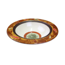 V133-AS - Melamine Rimmed Bowl - Design
